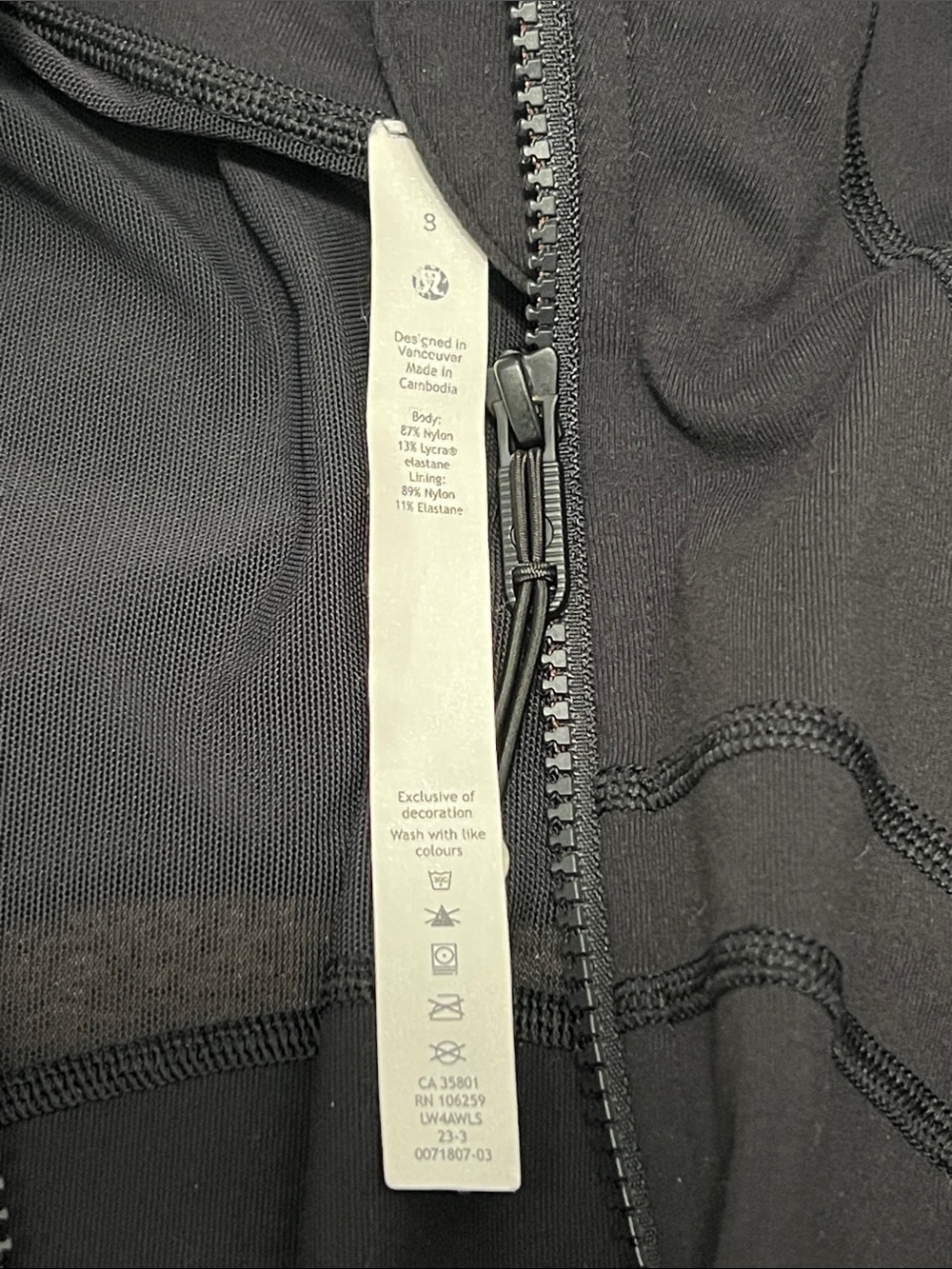 lululemon athletica Black Zip-Front Utility Jacket define jacket - Picture 2 of 4